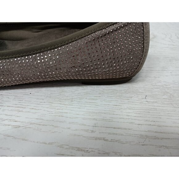 Vionic Ballet Flats Womens Size 8 Brown Sparkly Arch Support Comfort Shoes - Picture 2 of 13